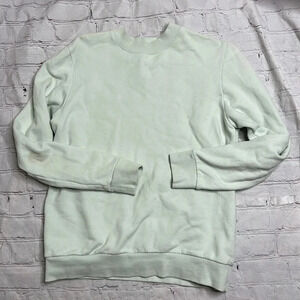 COS Mock neck sweatshirt size S light mint color